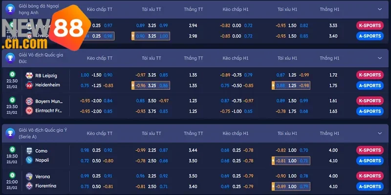 Chiến lược cược kèo đồng banh hiệu quả tại NEW88